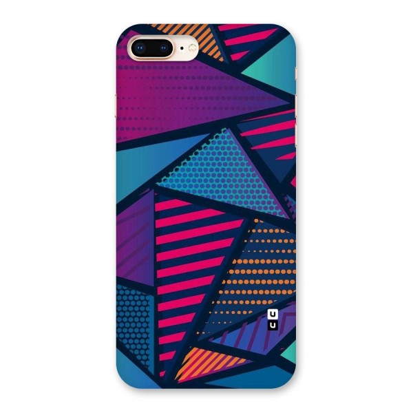 Abstract Lines Polka Back Case for iPhone 8 Plus