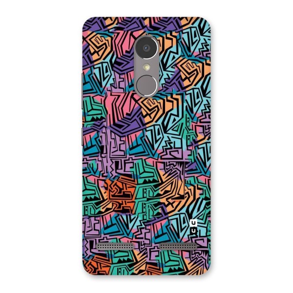 Abstract Lining Colors Back Case for Lenovo K6