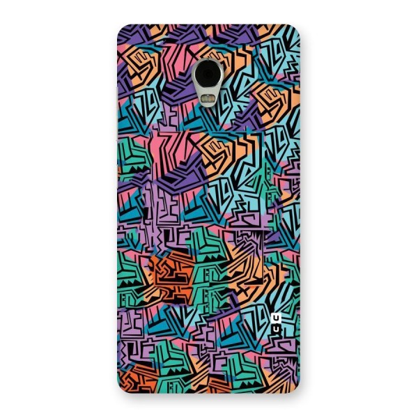 Abstract Lining Colors Back Case for Lenovo Vibe P1