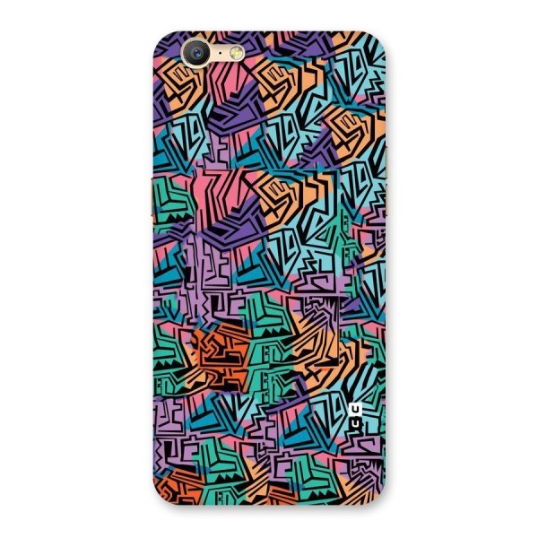 Abstract Lining Colors Back Case for Oppo A39