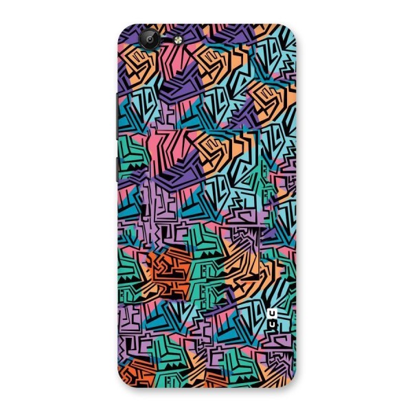 Abstract Lining Colors Back Case for Vivo Y69