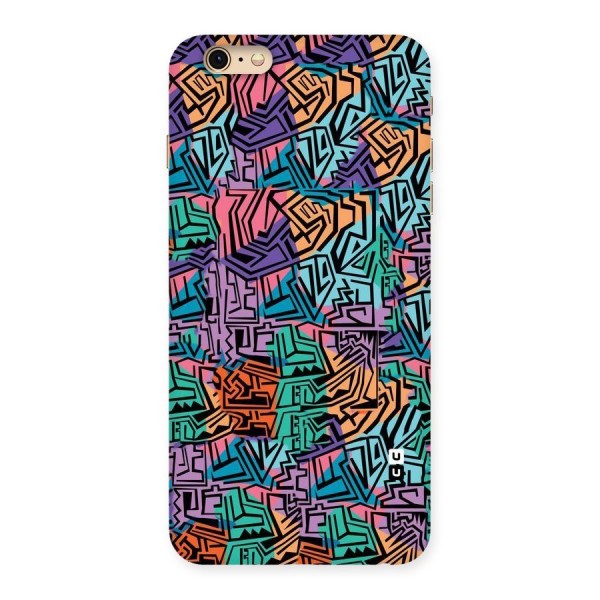 Abstract Lining Colors Back Case for iPhone 6 Plus 6S Plus