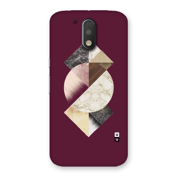 Abstract Marble Pattern Back Case for Motorola Moto G4 Plus