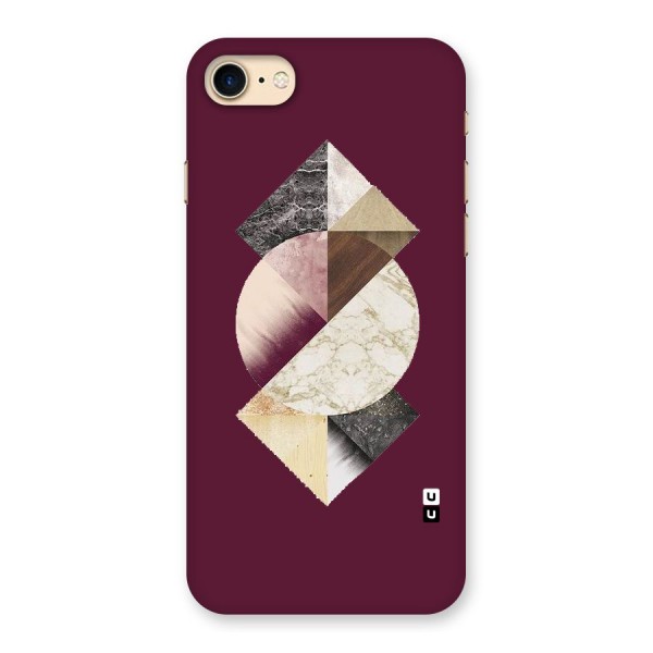 Abstract Marble Pattern Back Case for iPhone 7
