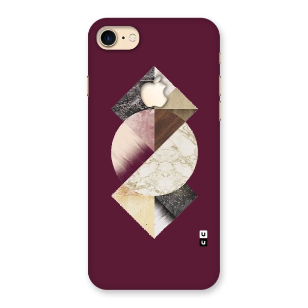 Abstract Marble Pattern Back Case for iPhone 7 Apple Cut