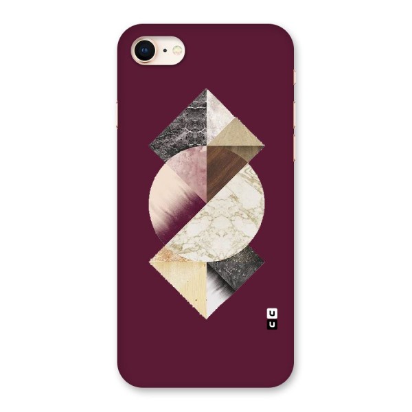 Abstract Marble Pattern Back Case for iPhone 8