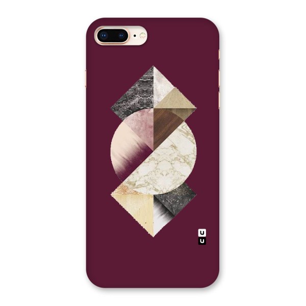 Abstract Marble Pattern Back Case for iPhone 8 Plus