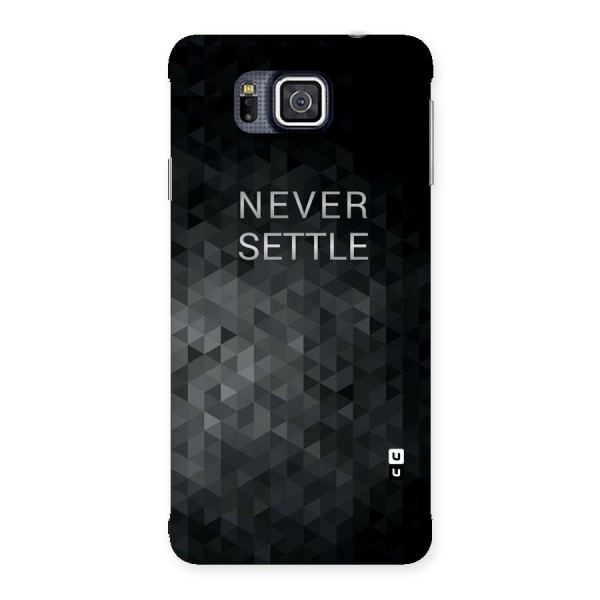 Abstract No Settle Back Case for Galaxy Alpha