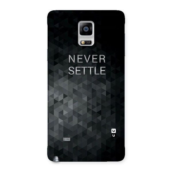 Abstract No Settle Back Case for Galaxy Note 4