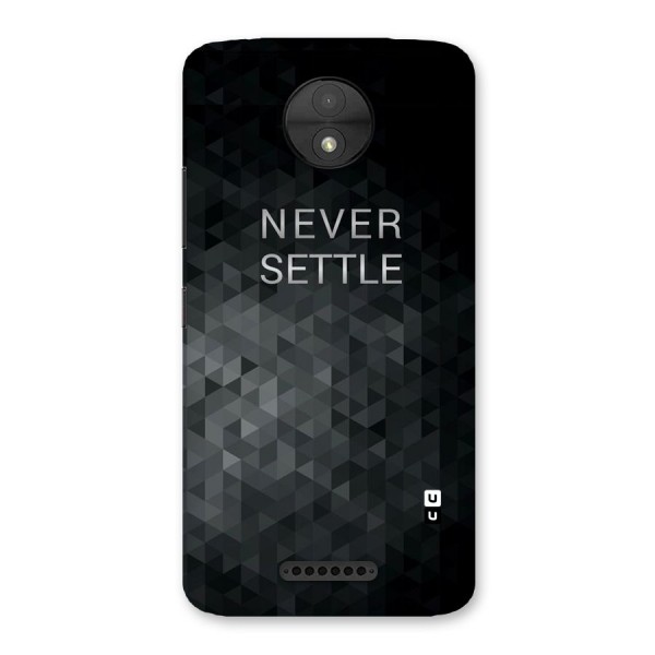 Abstract No Settle Back Case for Moto C