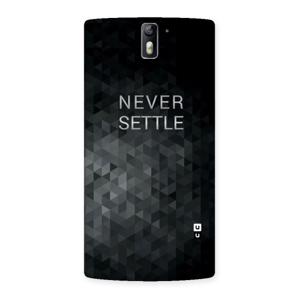 Abstract No Settle Back Case for One Plus One