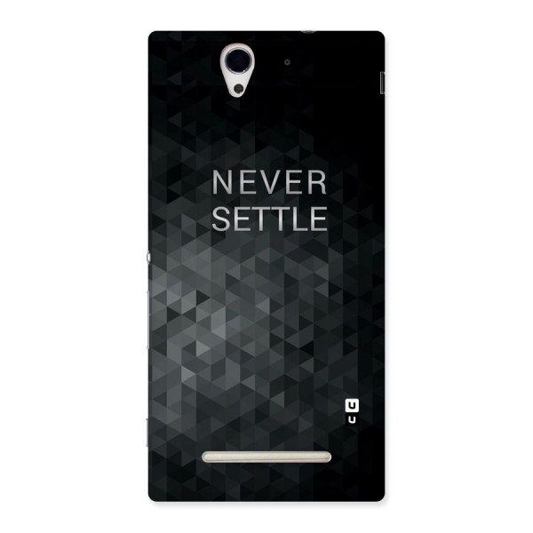Abstract No Settle Back Case for Sony Xperia C3