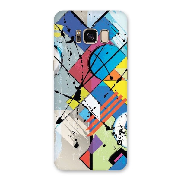 Abstract Paint Shape Back Case for Galaxy S8