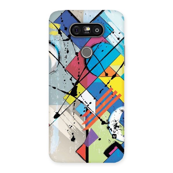 Abstract Paint Shape Back Case for LG G5