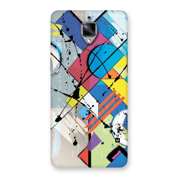 Abstract Paint Shape Back Case for OnePlus 3T