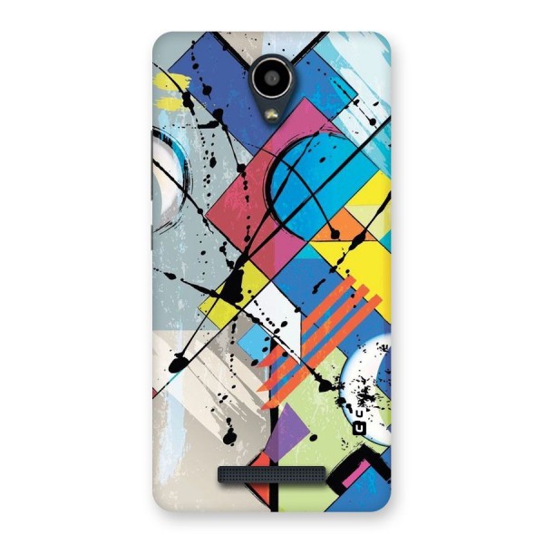Abstract Paint Shape Back Case for Redmi Note 2