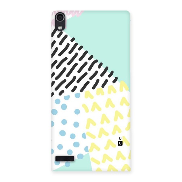 Abstract Pastel Back Case for Ascend P6