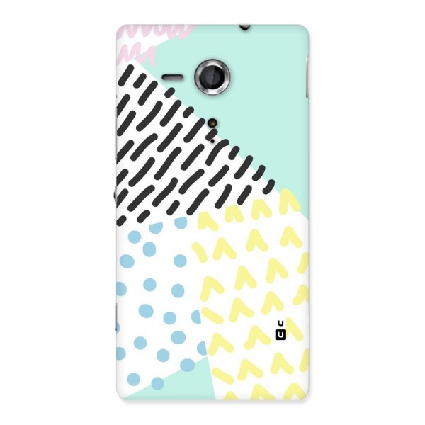 Abstract Pastel Back Case for Sony Xperia SP