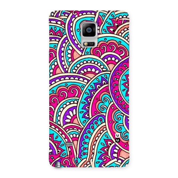 Abstract Rangoli Design Back Case for Galaxy Note 4