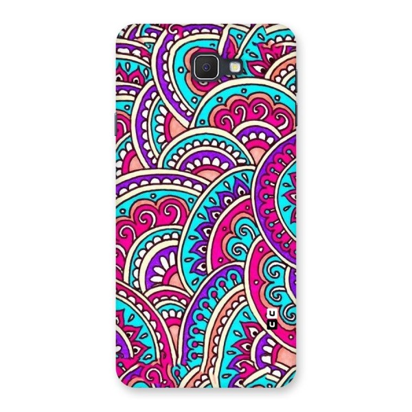 Abstract Rangoli Design Back Case for Galaxy On7 2016