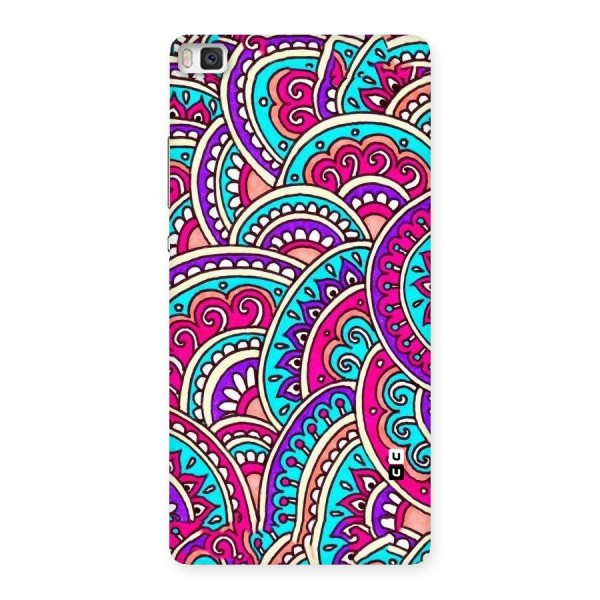 Abstract Rangoli Design Back Case for Huawei P8