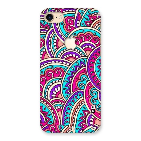 Abstract Rangoli Design Back Case for iPhone 7 Apple Cut