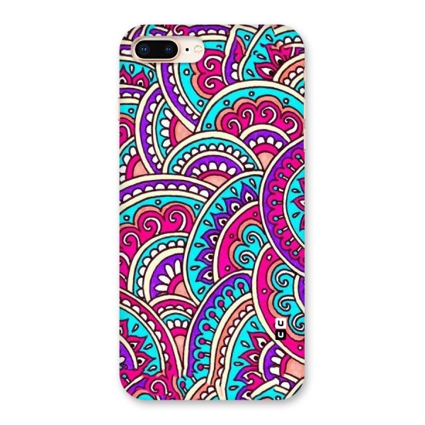 Abstract Rangoli Design Back Case for iPhone 8 Plus
