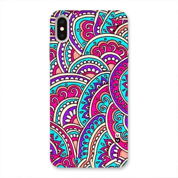 Abstract Rangoli Design Back Case for iPhone XS Max