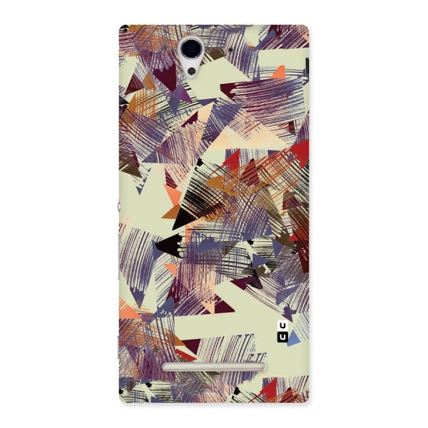 Abstract Sketch Back Case for Sony Xperia C3