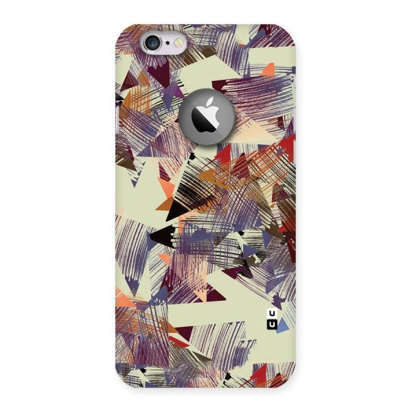 Abstract Sketch Back Case for iPhone 6 Logo Cut