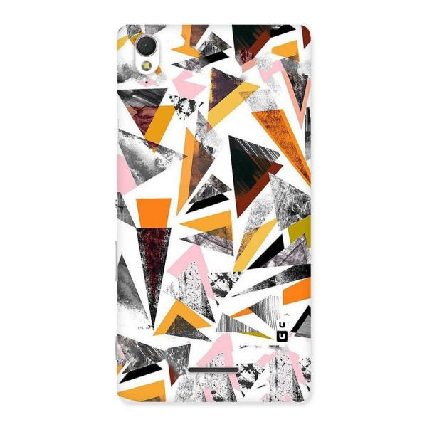 Abstract Sketchy Triangles Back Case for Sony Xperia T3