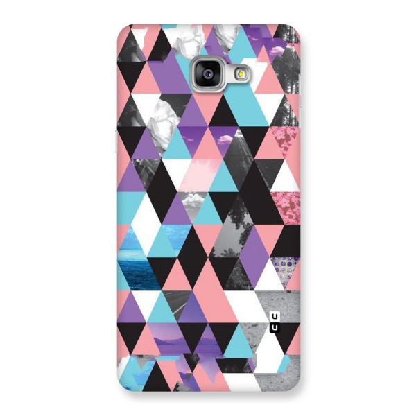 Abstract Splash Triangles Back Case for Galaxy A9