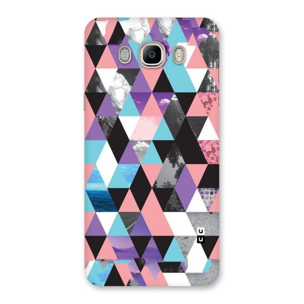 Abstract Splash Triangles Back Case for Galaxy On8