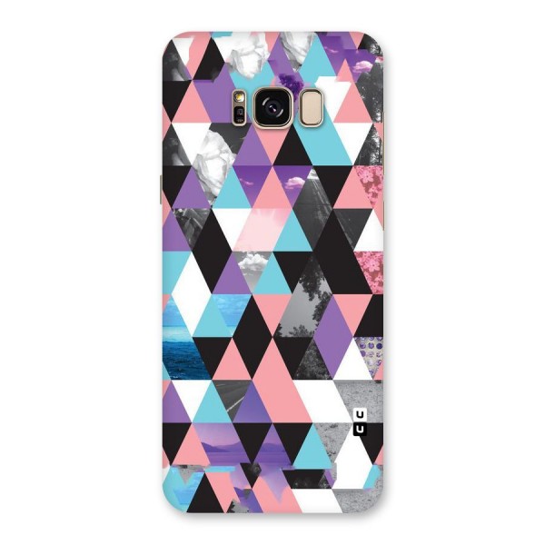 Abstract Splash Triangles Back Case for Galaxy S8 Plus