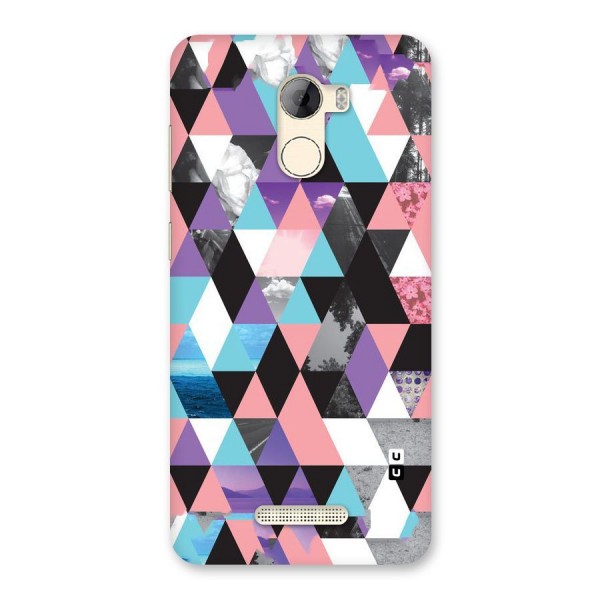 Abstract Splash Triangles Back Case for Gionee A1 LIte