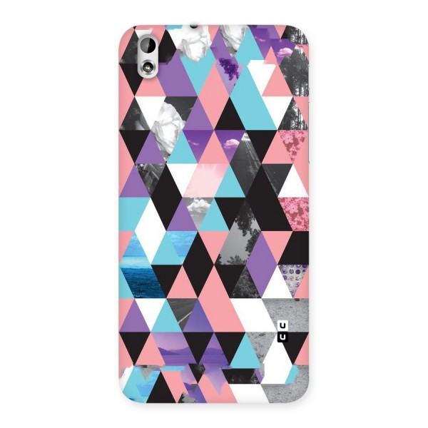 Abstract Splash Triangles Back Case for HTC Desire 816g