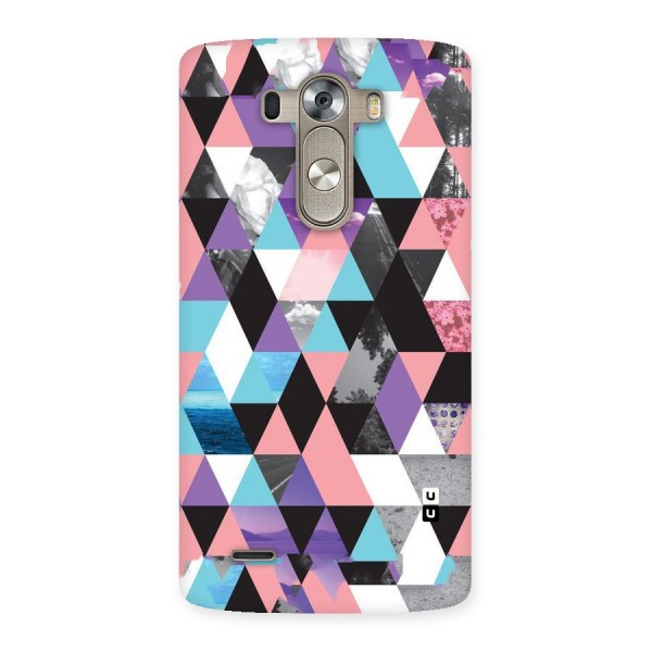 Abstract Splash Triangles Back Case for LG G3
