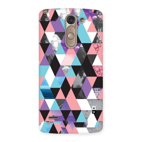 Abstract Splash Triangles Back Case for LG G3 Stylus