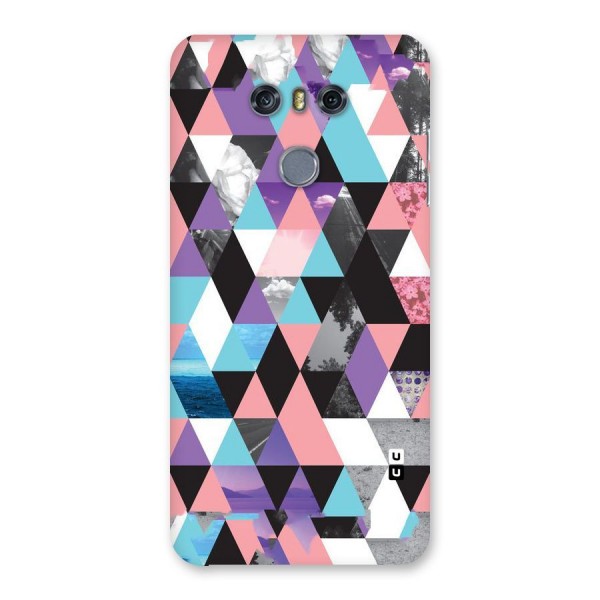 Abstract Splash Triangles Back Case for LG G6