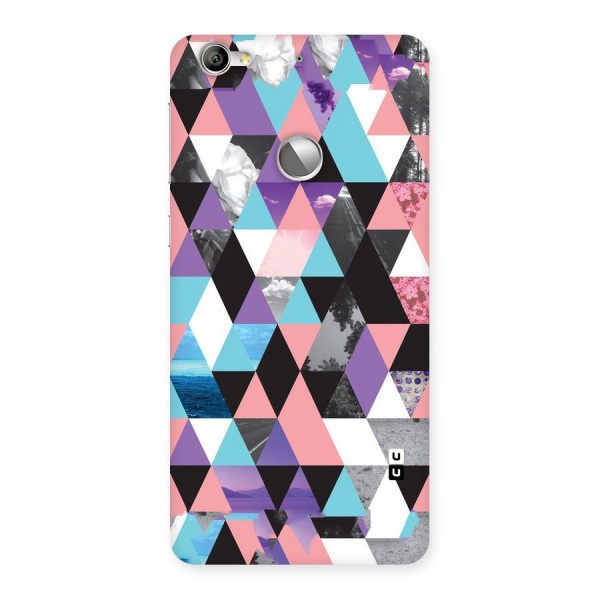 Abstract Splash Triangles Back Case for LeTV Le 1s