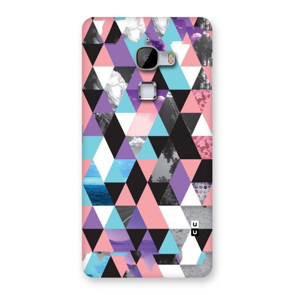 Abstract Splash Triangles Back Case for LeTv Le Max