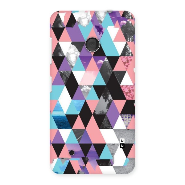 Abstract Splash Triangles Back Case for Lumia 530