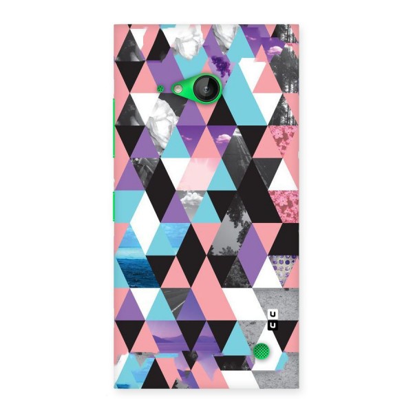 Abstract Splash Triangles Back Case for Lumia 730