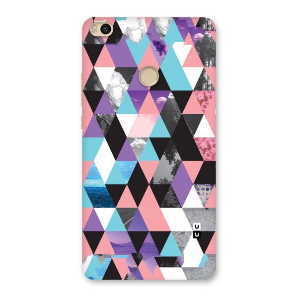 Abstract Splash Triangles Back Case for Mi Max 2