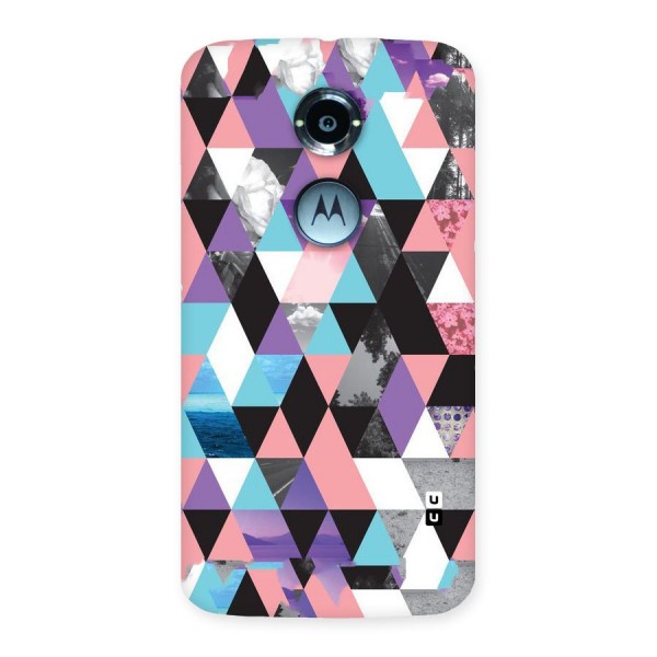 Abstract Splash Triangles Back Case for Moto X 2nd Gen