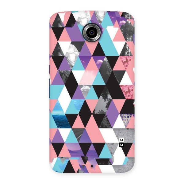 Abstract Splash Triangles Back Case for Nexsus 6