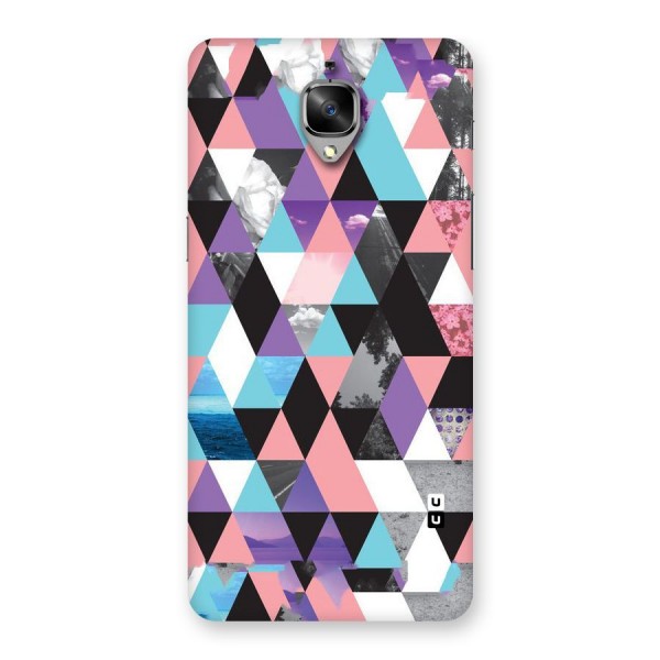Abstract Splash Triangles Back Case for OnePlus 3