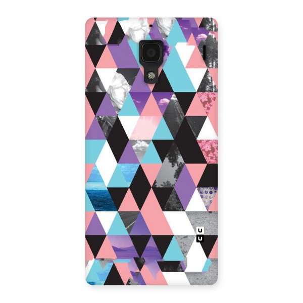 Abstract Splash Triangles Back Case for Redmi 1S