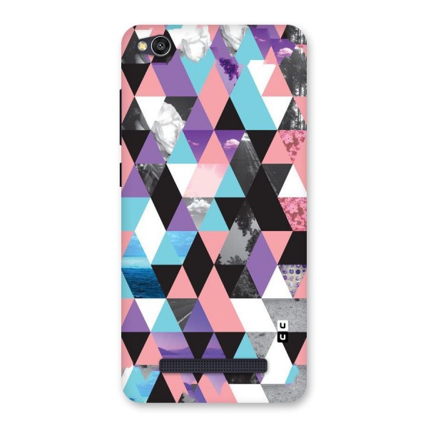 Abstract Splash Triangles Back Case for Redmi 4A