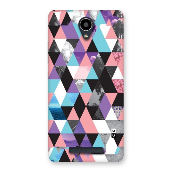 Abstract Splash Triangles Back Case for Redmi Note 2
